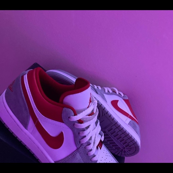 Jordan Shoes Air Jordan Low Se Light Smoke Grey Gym Red Size 8 13